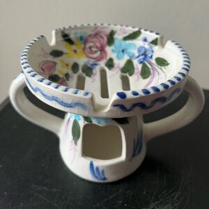 Unique 🇵🇹 Portuguese Hand Painted Ashtray Pottery